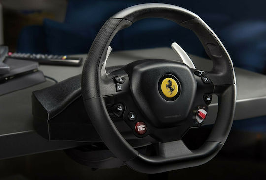 Thrustmaster T80 Ferrari 488 GTB Edition Volan cu Pedale pentru PS4 cu 270° Grade de Rotire
