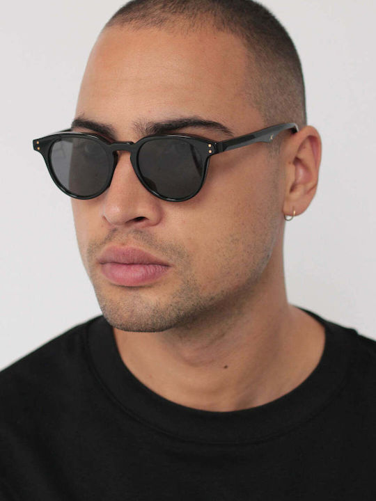 Oscar & Frank Justice Unisex Sunglasses with Plastic Frame Gloss Black