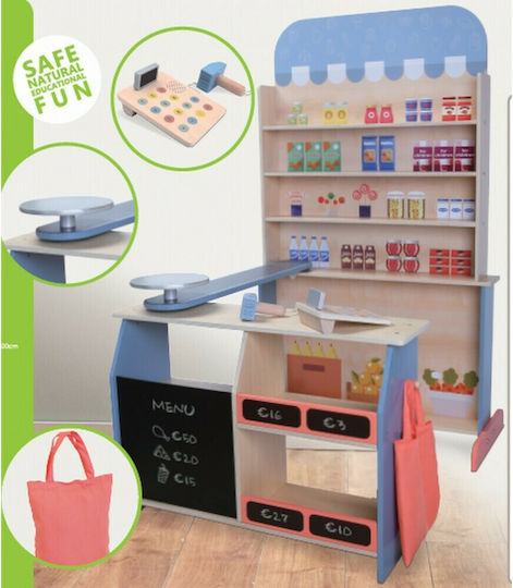 Ecotoys Πάγκος Καταστήματος από Ξύλο για 3+ Ετών 5τμχ