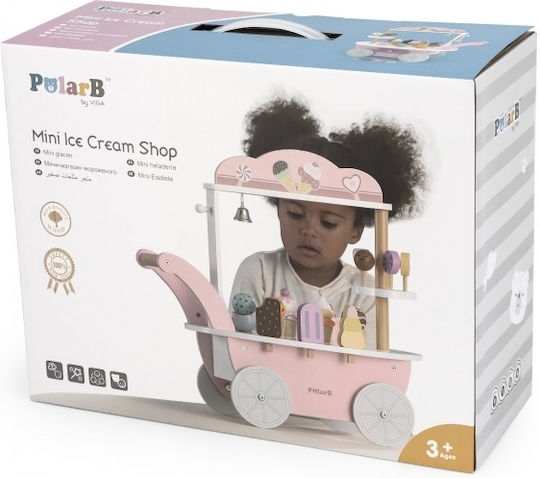 Viga Toys Μίνι Παγωτατζίδικο από Ξύλο για 3+ Ετών