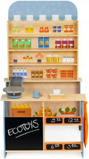 Ecotoys Πάγκος Καταστήματος από Ξύλο για 3+ Ετών 5τμχ
