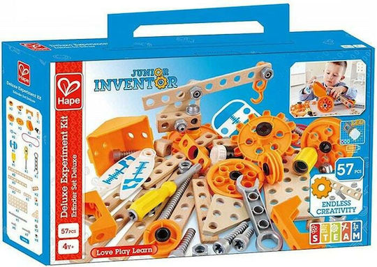 Hape Kinderwerkzeug Deluxe Experiment Kit aus Holz 42Stück