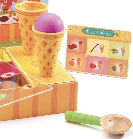 Djeco Paul & Cerise Make Wooden Ice Creams For 4+ Years Old