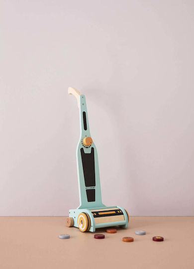 Kids Concept Ηλεκτρική Σκούπα από Ξύλο για 3+ Ετών