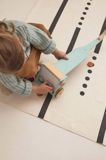 Kids Concept Ηλεκτρική Σκούπα από Ξύλο για 3+ Ετών