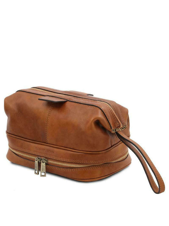 Tuscany Leather Herren Necessaire Jacob Natural 25cm