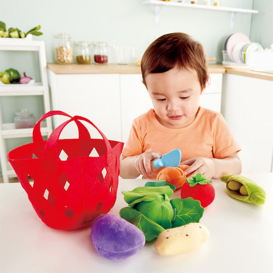 Hape Joc de gătit / Ustensile de bucătărie Toddler Vegetable Basket 8buc