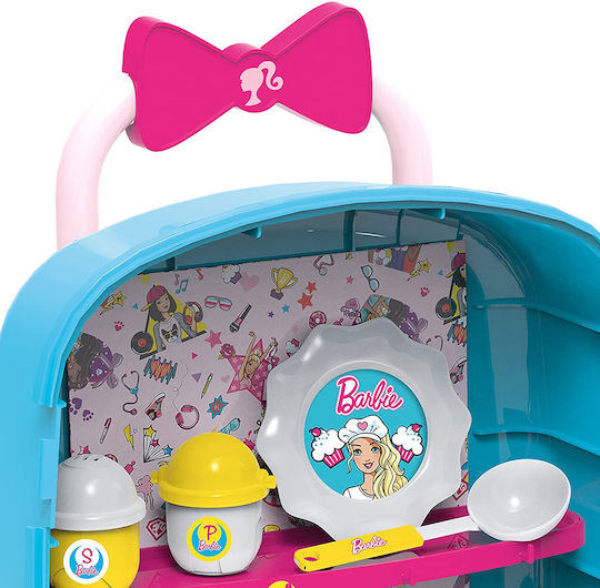 Bildo Mega Case Trolley Küchen Barbie Für 3+ Jahre 18 Stück