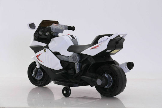 Kinder Motorrad Lizensiert Elektroantrieb 6 Volt Weiß