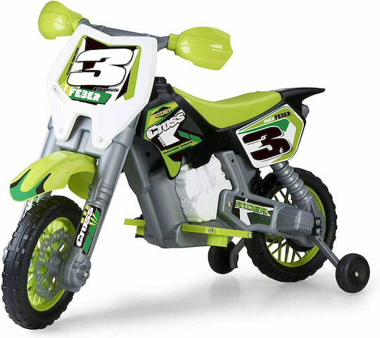 Παιδική Μηχανή Rider Cross Ηλεκτροκίνητη 6 Volt Πράσινη