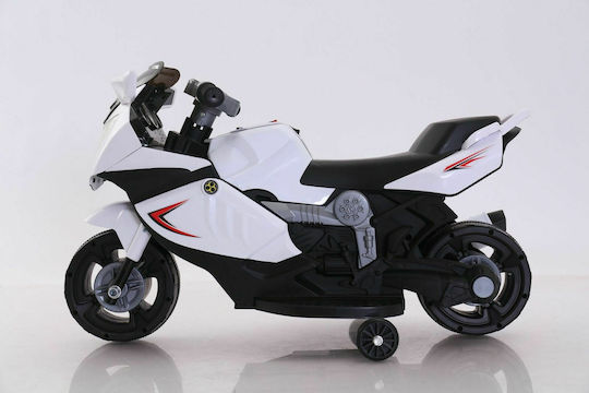 Kinder Motorrad Lizensiert Elektroantrieb 6 Volt Weiß