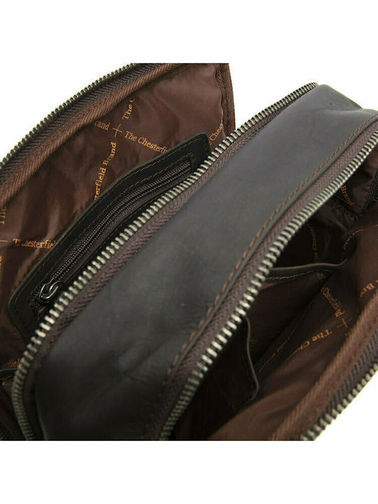 Leather Men's Bag Shoulder / Crossbody Brown