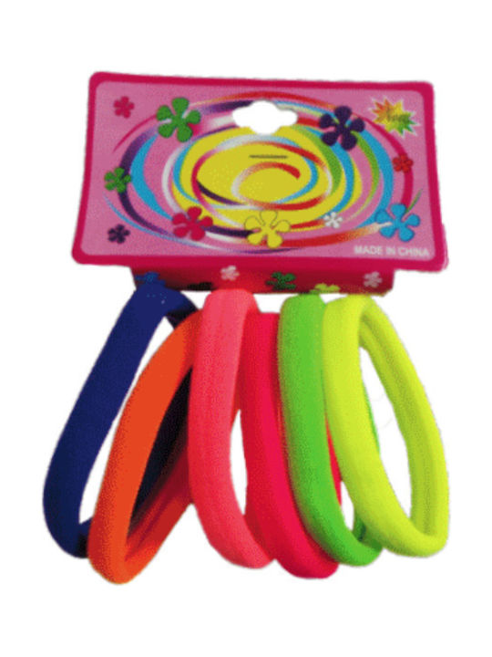 4teen-4ty Set Kids Hair Ties Multicolour 6 Pieces