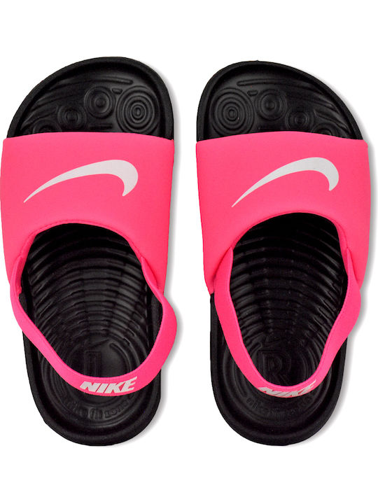 Nike Παιδικές Σαγιονάρες Slides για Κορίτσι Φούξια Kawa