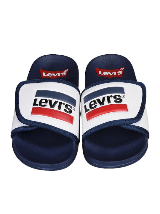 Levi's Șlapi pentru copii Slides Albe