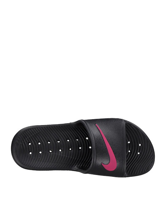 Kids' Slides Black Kawa Shower
