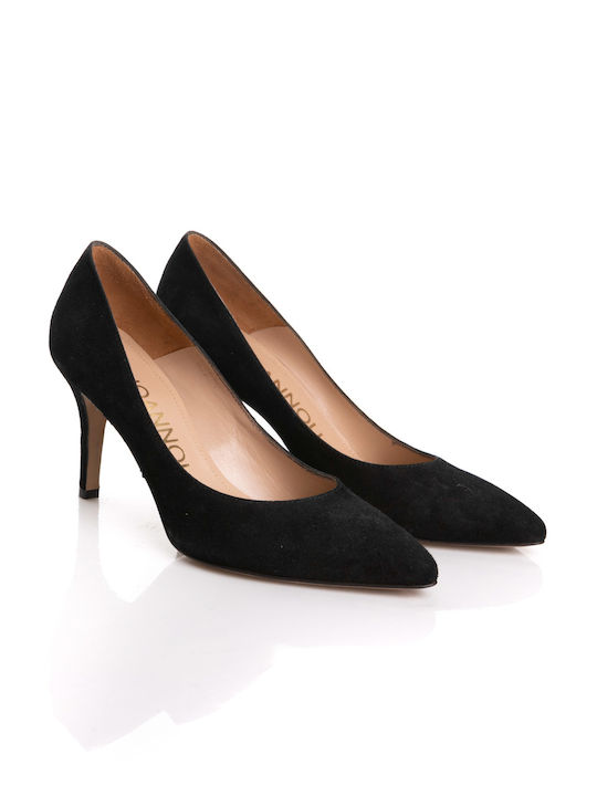 Classic IOANNOU 7.5cm (C076L) - black suede