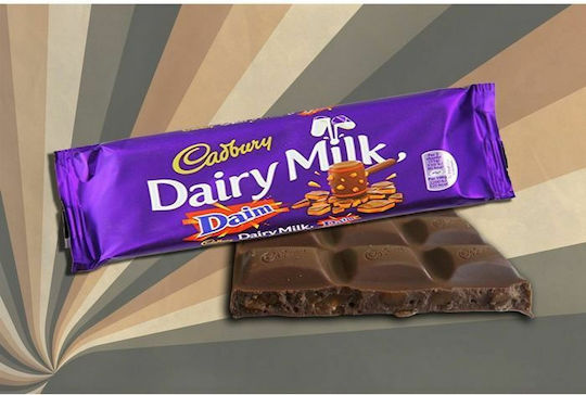 Cadbury Dairy Milk Daim Chocolate Milk Caramelized Almonds 120gr