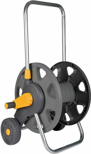 Hozelock Wheeled Garden Hose Box for Hose up to 60m with Rewind Handle