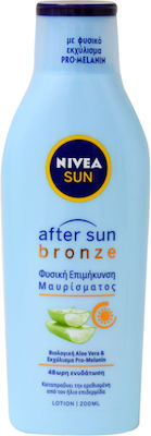 Nivea Bronze Nach der Sonne Lotion für den Körper mit Aloe Vera 200ml