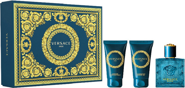Versace Eros Set Eau de Toilette 50ml, After Shave Balm 50ml & Shower Gel  50ml