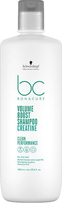 Schwarzkopf Bc Bonacure Volume Boost Creatine Σαμπουάν για Όγκο για Όλους τους Τύπους Μαλλιών 1000ml