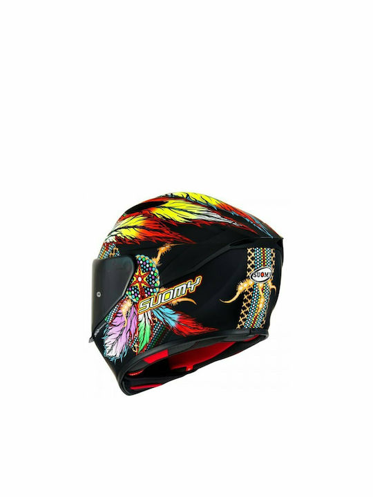 Suomy Track-1 Chieftain Multi Matt Black Κράνος Μηχανής Full Face ECE 22.06 1350gr