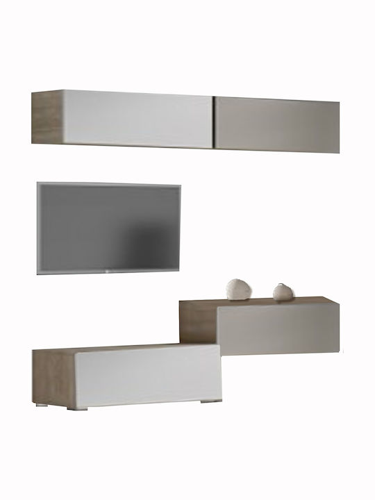Smart No 6B Living Room TV Unit Gray L101xW45xH150cm