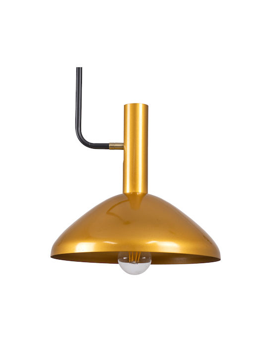 GloboStar Katie Pendant Light Gold Bell with Socket E27 35x35x120cm