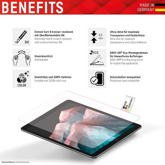 Displex Hybrid Glass 2D Tempered Glass (Galaxy Tab A8)