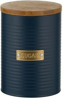 Typhoon Vase für Zucker mit luftdichtem Deckel Metallisch Blau 4000ml
