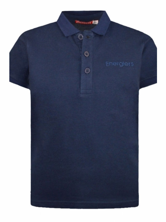 Energiers Kids Polo Short Sleeve Navy Blue