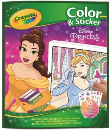 Crayola Ζωγραφική Χρωμοσελίδες & 50 Πριγκίπισσες για Παιδιά 3+ Ετών
