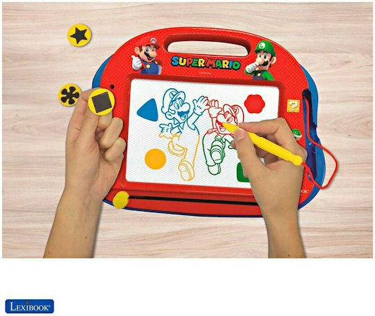 Lexibook Super Mario Дъска Пиши – Трий 32x23,5 см