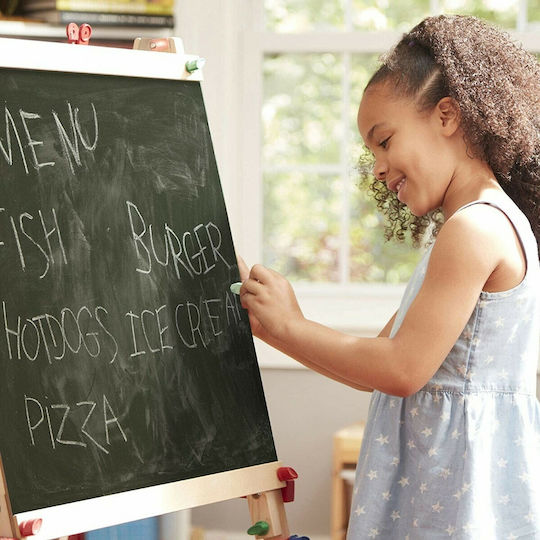 Melissa & Doug Deluxe Standing Art Easel Μαυροπίνακας Διπλής Όψης Επιδαπέδιος 66.04x66.04x119εκ.