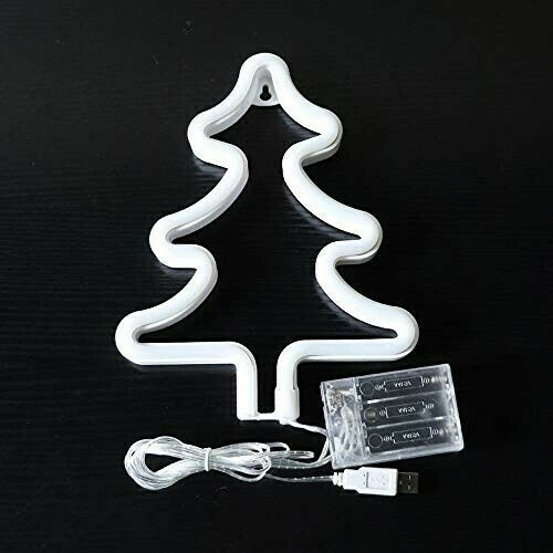 Christmas Decorative Illuminated Tree Light Tube Battery