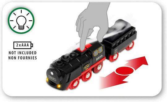 Brio Toys Trenuleț cu Lumină și Fum pentru 3+ ani+ Ani