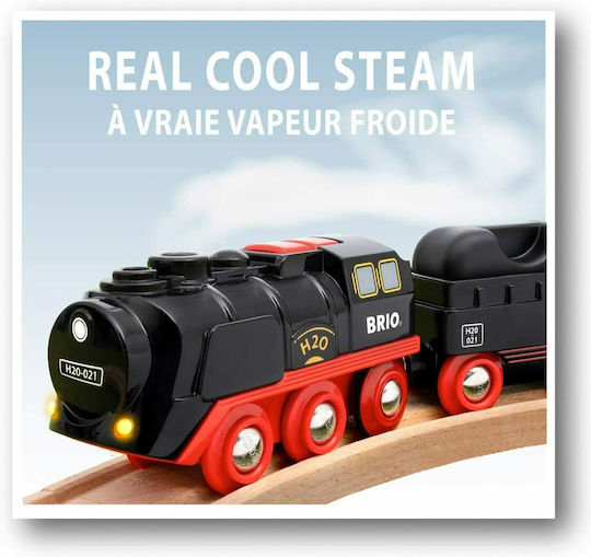Brio Toys Trenuleț cu Lumină și Fum pentru 3+ ani+ Ani
