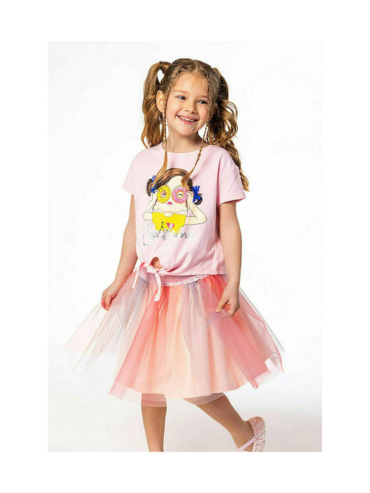 Alouette Kids Tulle Skirt Pink