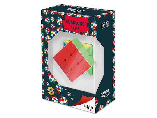 Cayro Guanlong Speed Cube 3x3 for 6+ Years CA8306 1pcs