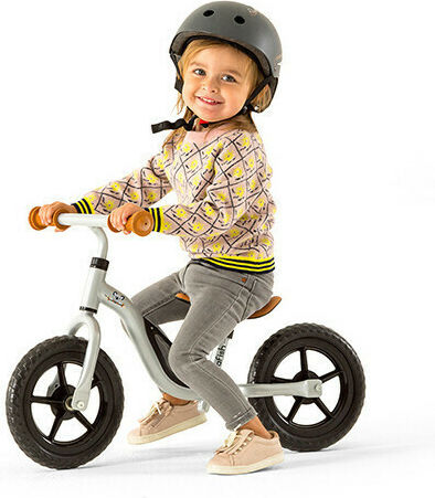 Chillafish Kids Balance Bike Charlie Silver