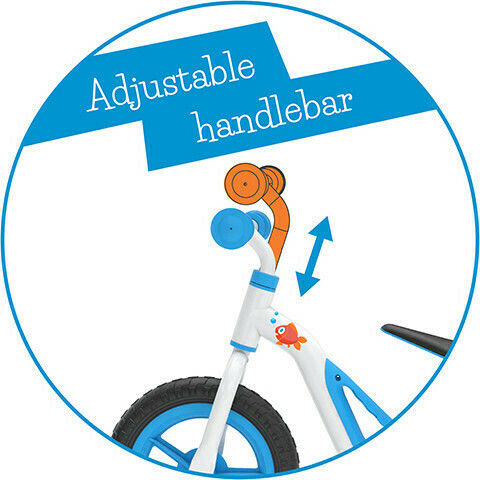 Chillafish Kids Balance Bike Charlie Blue