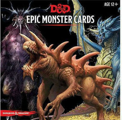 Wizards of the Coast Dungeons & Dragons 5th Edition Monster Cards Epic Monsters Dungeons & Dragons Deck C7642000