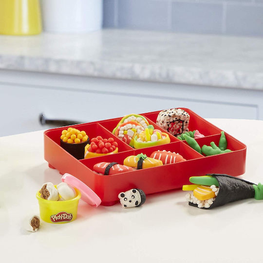Hasbro Play-Doh Plasticine Sushi Game For Ages 3 Plus 9 Pieces