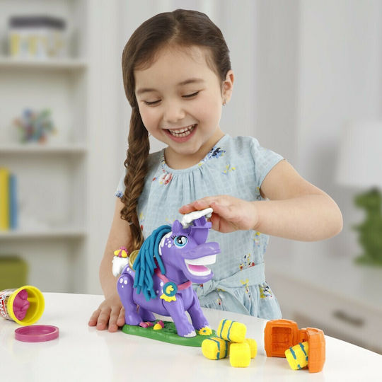 Hasbro Play-Doh Knete - Spiel-Set Animal Crew Naybelle Show Pony für Alter 3+ 3er-Pack