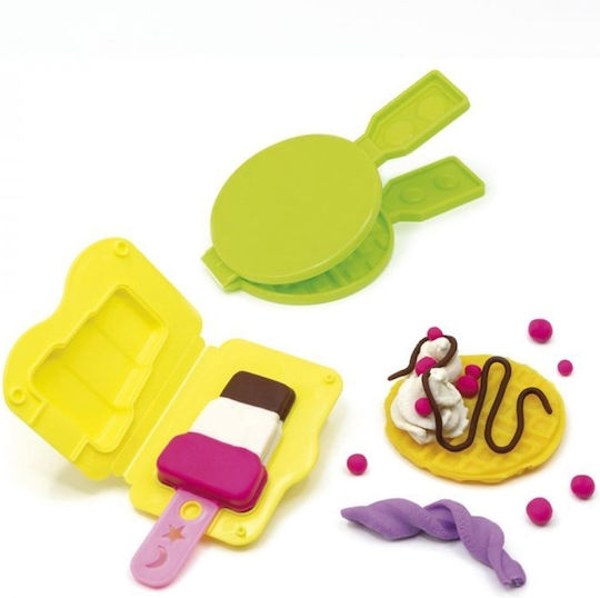 Milan Plasticină - Joc Înghețată & Vafe pentru 3+ Ani 6 Bucăți