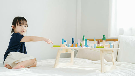 Plan Toys Building Blocks The City Wooden for 3+ Years 45 Pieces