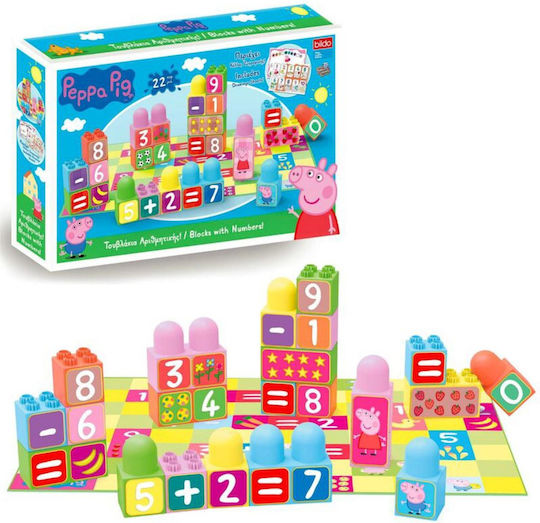 Bildo Τουβλάκια Peppa Pig για 3+ Ετών 22τμχ