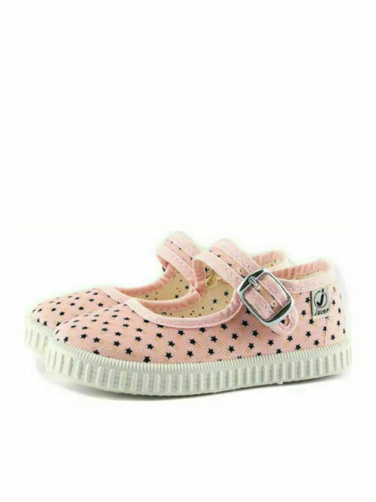 Kinder Ballerinas Stoff Javer 62-18 rosa