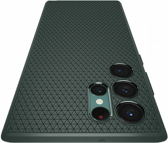 Spigen Liquid Air Umschlag Rückseite Silikon Abyss Green (Galaxy S22 Ultra 5G)